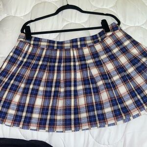Finesse Plaid Skirt